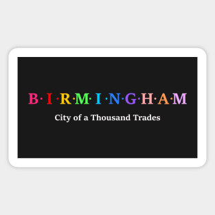 Birmingham, England Sticker